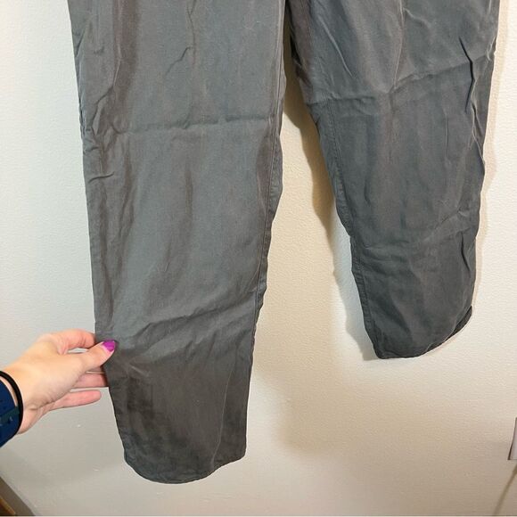 Lands’ End Mid Rise Straight Leg Green Pants Women’s 4 - Picture 4 of 12